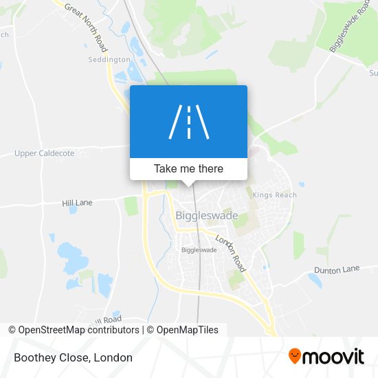 Boothey Close map
