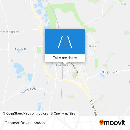 Chaucer Drive map