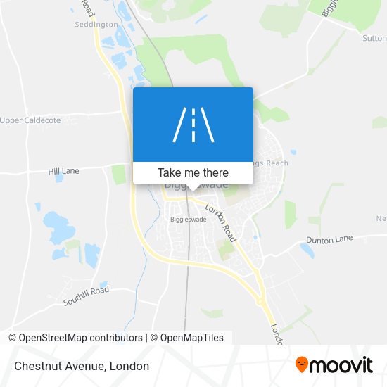 Chestnut Avenue map