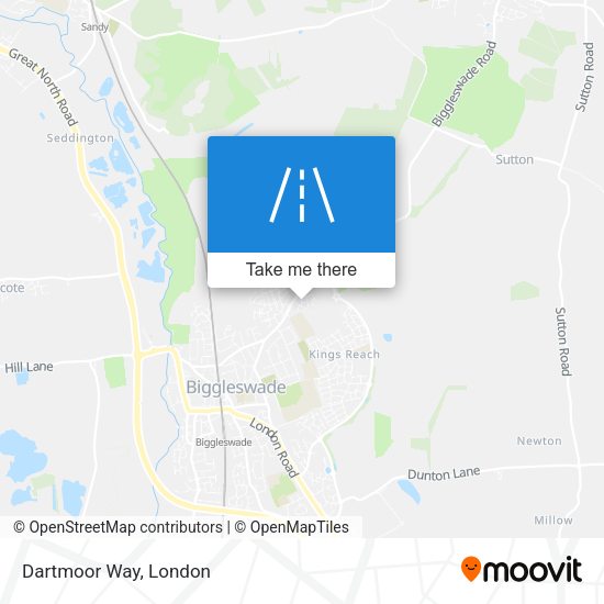 Dartmoor Way map