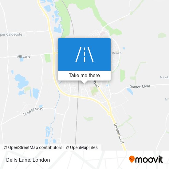 Dells Lane map