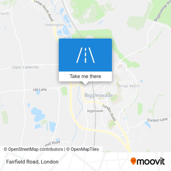 Fairfield Road map