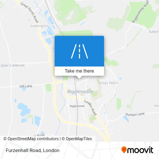 Furzenhall Road map