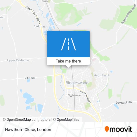 Hawthorn Close map