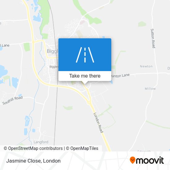 Jasmine Close map