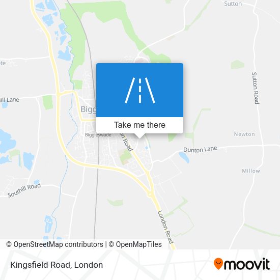 Kingsfield Road map
