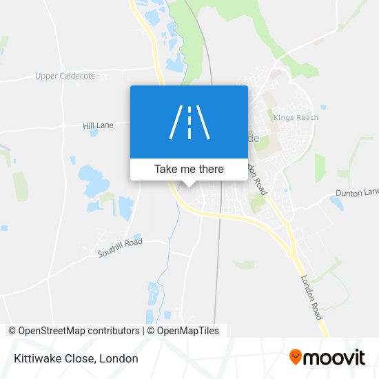 Kittiwake Close map
