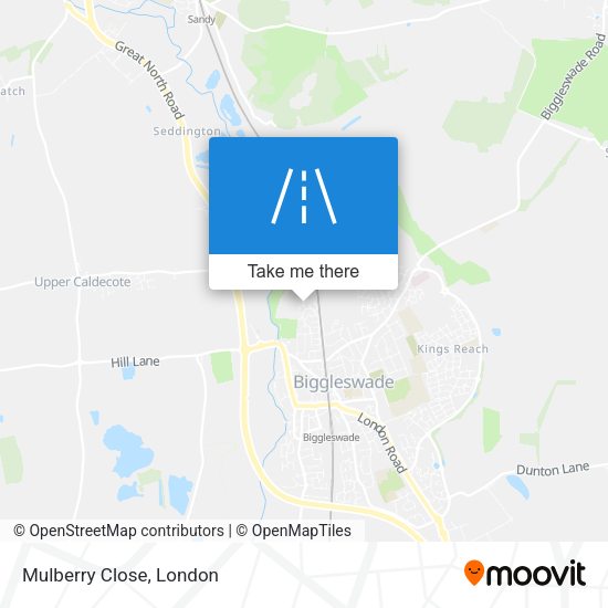Mulberry Close map