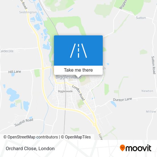 Orchard Close map