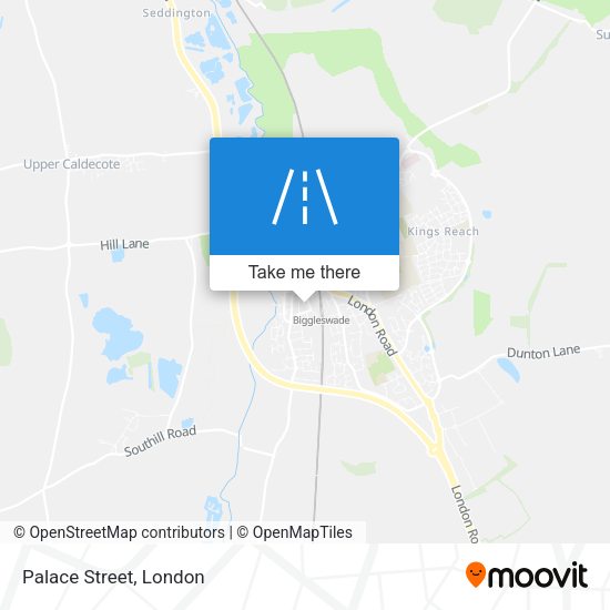 Palace Street map