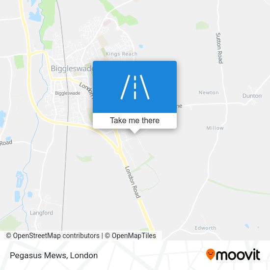 Pegasus Mews map