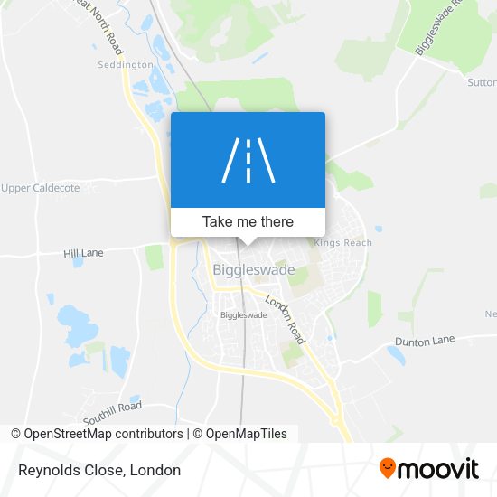 Reynolds Close map