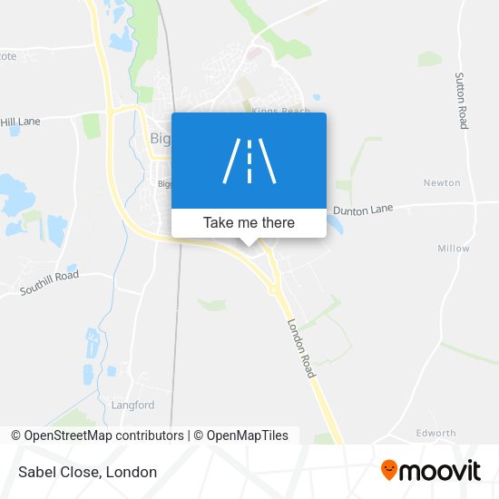 Sabel Close map