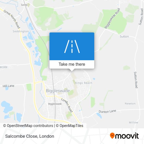 Salcombe Close map