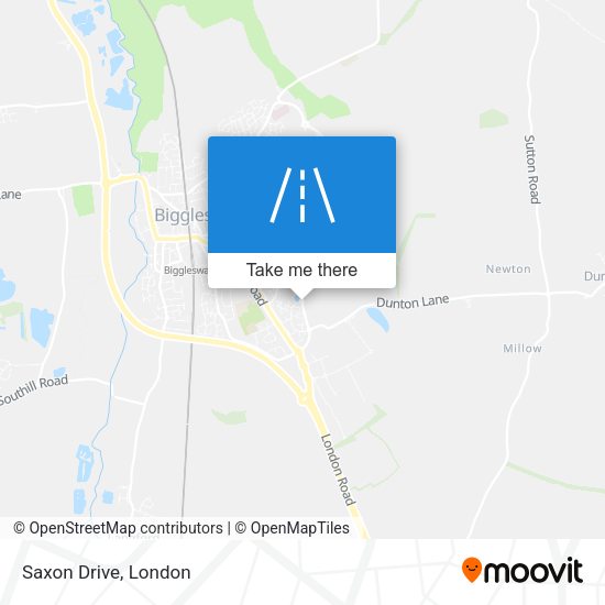Saxon Drive map