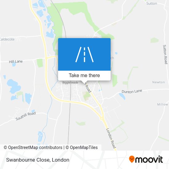 Swanbourne Close map
