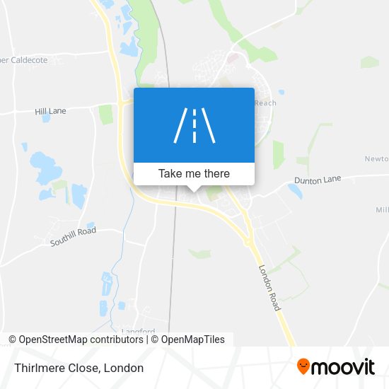 Thirlmere Close map