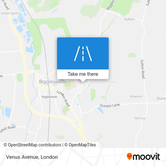 Venus Avenue map