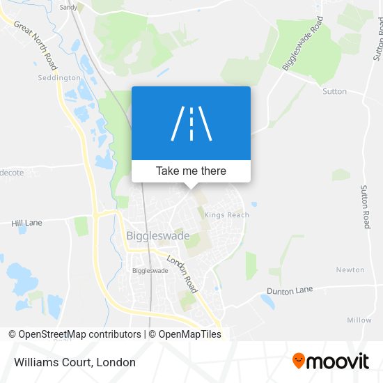 Williams Court map
