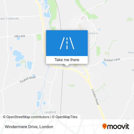 Windermere Drive map
