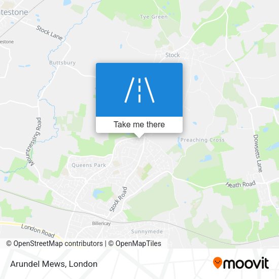 Arundel Mews map