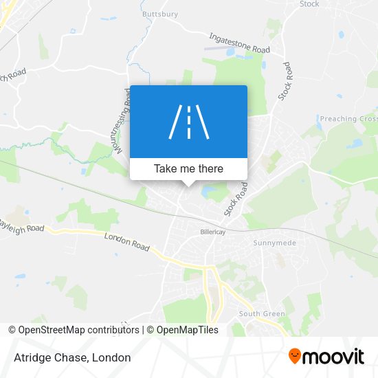 Atridge Chase map