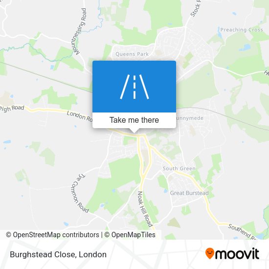 Burghstead Close map
