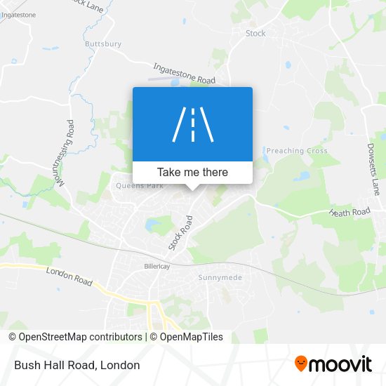 Bush Hall Road map