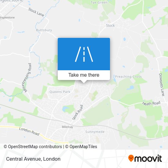 Central Avenue map