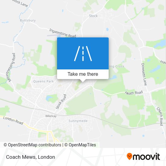 Coach Mews map