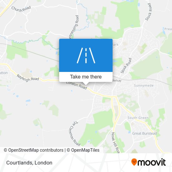 Courtlands map