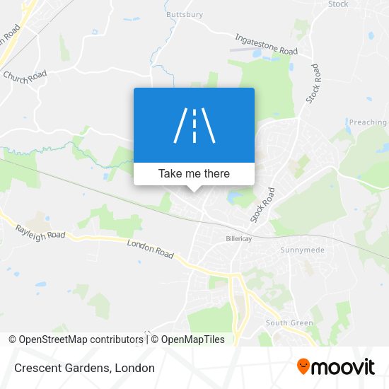 Crescent Gardens map