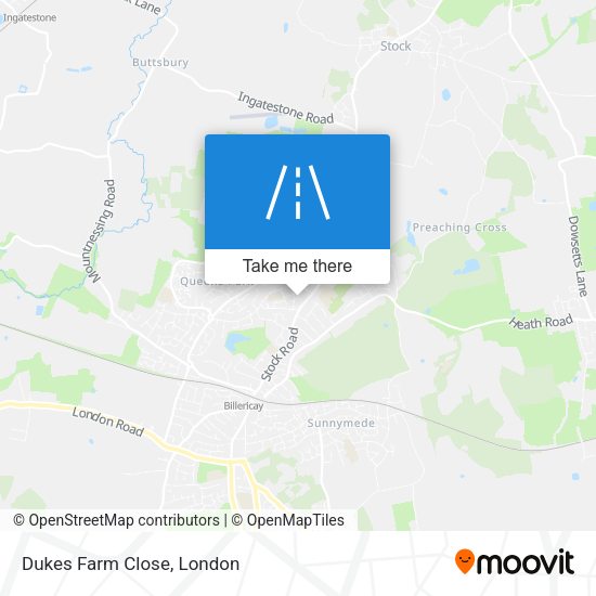 Dukes Farm Close map