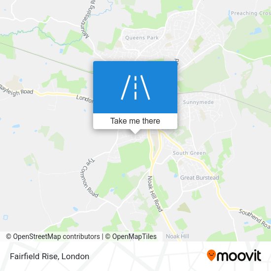 Fairfield Rise map