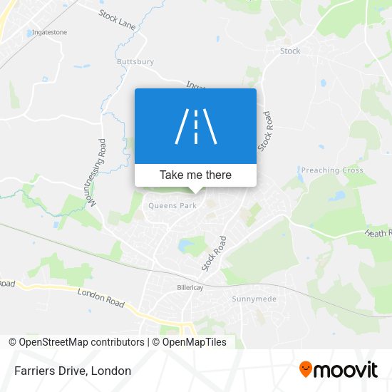 Farriers Drive map