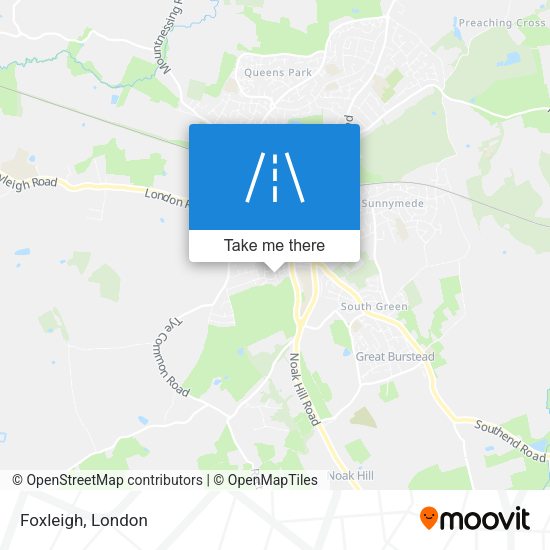 Foxleigh map