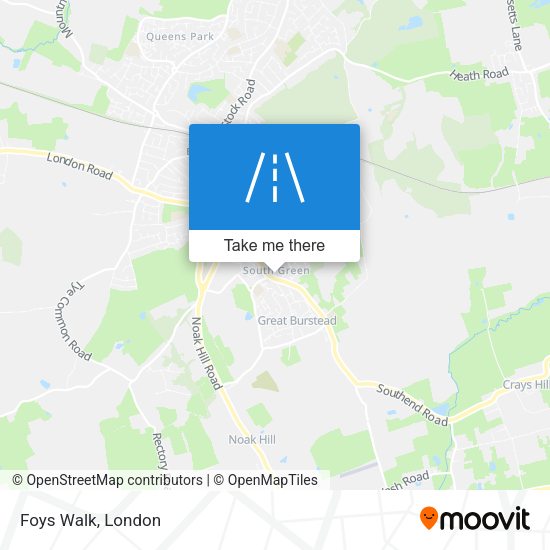 Foys Walk map