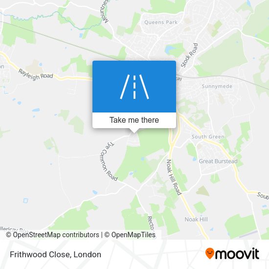 Frithwood Close map