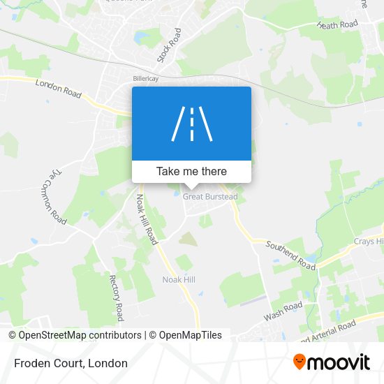 Froden Court map