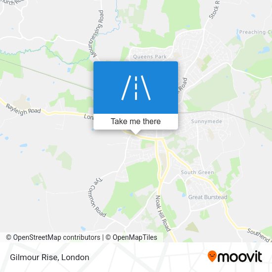 Gilmour Rise map