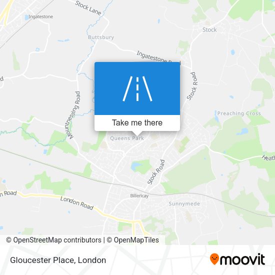 Gloucester Place map