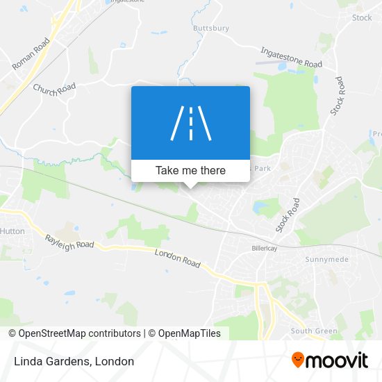 Linda Gardens map