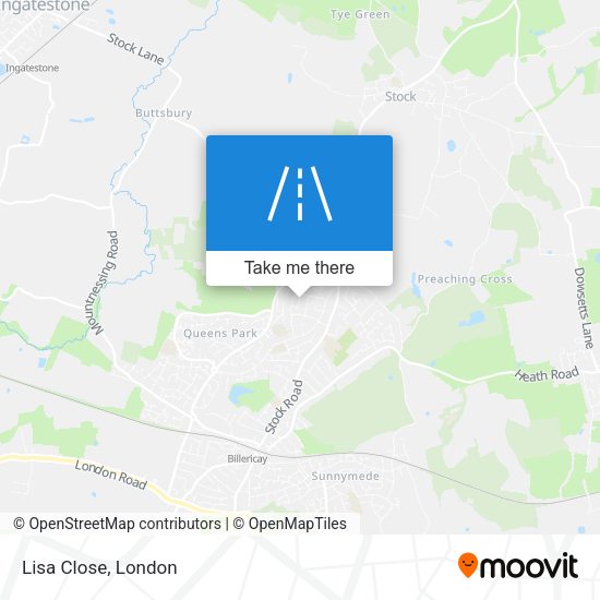 Lisa Close map