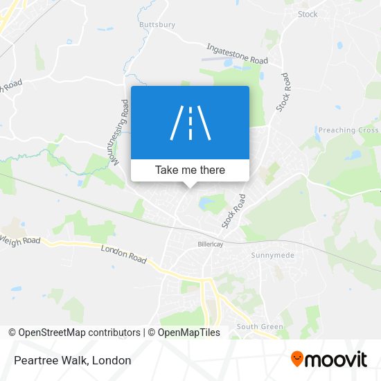 Peartree Walk map