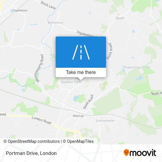 Portman Drive map