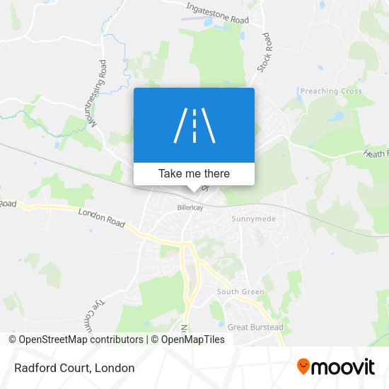 Radford Court map