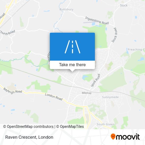 Raven Crescent map
