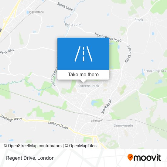 Regent Drive map