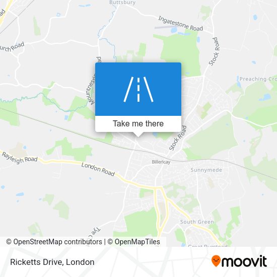 Ricketts Drive map