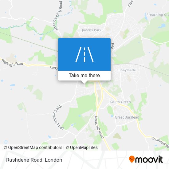 Rushdene Road map